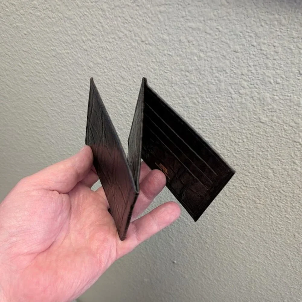 NOS Prince Gardner Z-Fold Leather Wallet 